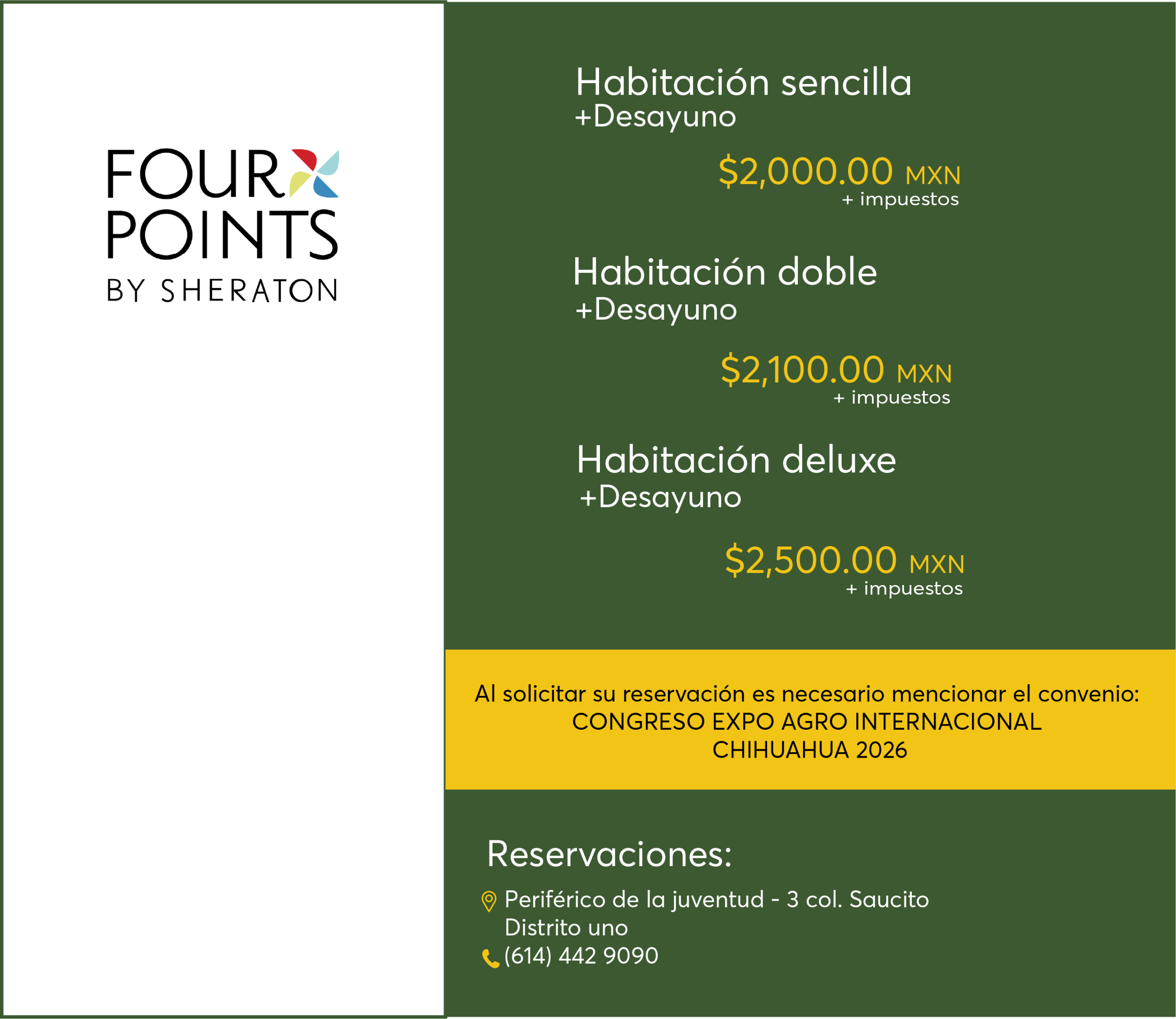 Hospedaje Four Points